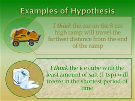 stating  hypothesis   research paper