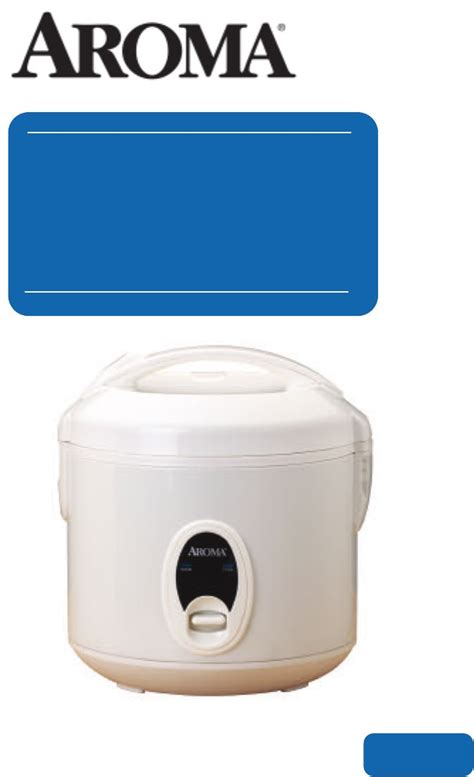 Aroma Professional Rice Cooker Manual