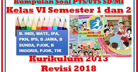 Untuk kegunaan ahli farmasi provisional (prp) yang menjalani latihan provisional di klinik kesihatan yang tersenarai dalam jadual kedua akta pendaftaran ahli farmasi 1951 (ambilan 1 ogos 2017 dan ke atas) mengandungi tujuh (7) modul latihan. Kumpulan Soal Latihan UTS, PTS Kelas VI Semester 1 dan 2 ...