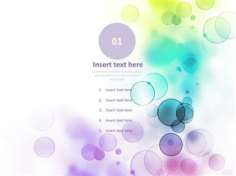 Free Powerpoint Bubble Templates Design