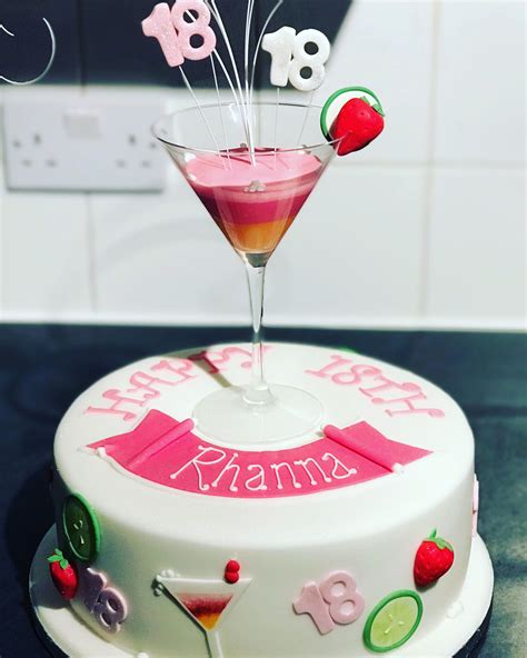 Birthday Cake Martini Image Linette Arteaga