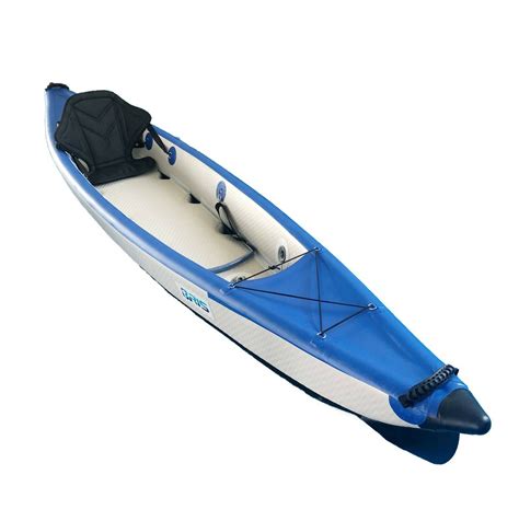 Bris 13ft Drop Stitch Inflatable Kayak Canoe Boat One Person Inflatables