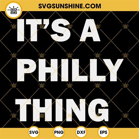 Its A Philly Thing Svg Philadelphia Svg Eagles Svg Football Svg