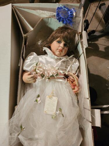 Precious Heirloom Doll Wedding Dress Fayzah Spanos Ebay