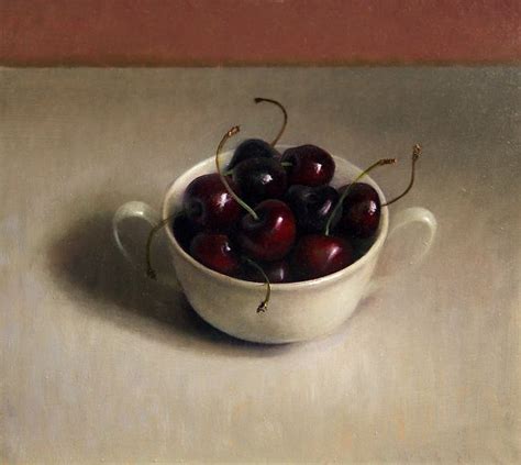 Still Life With Cherries Still Life Stilllife Painting Jos Van Riswick