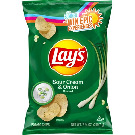 Lays Sour Cream And Onion Flavored Potato Chips Smartlabel™