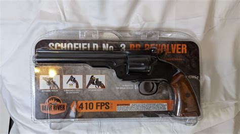 Schofield Bb 177 No 3 Revolver Airsoft Co2 Metal Pistol Gun 445 Fps