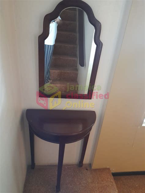 Small Entry Table And Mirror Set for sale in Stony Hill Kingston St