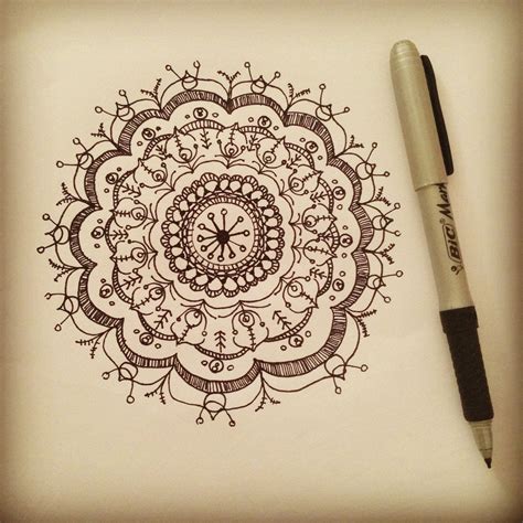 I Wish I Could Easily Do Something Like This Mandala Art Doodle Art