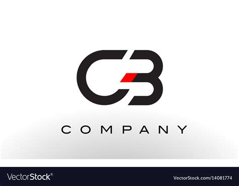 Cb Logo Letter Design Royalty Free Vector Image