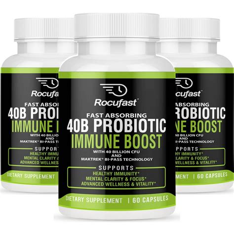 Immune Support Immunity Boost Probiotic Supplement Once Daily Multi System Immune Defense