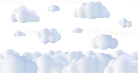 Beautiful Fluffy Clouds 35715310 Png