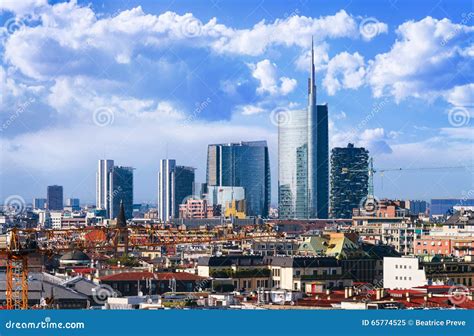 Milano Skyline Stock Image Image Of Famous Lombardy 65774525