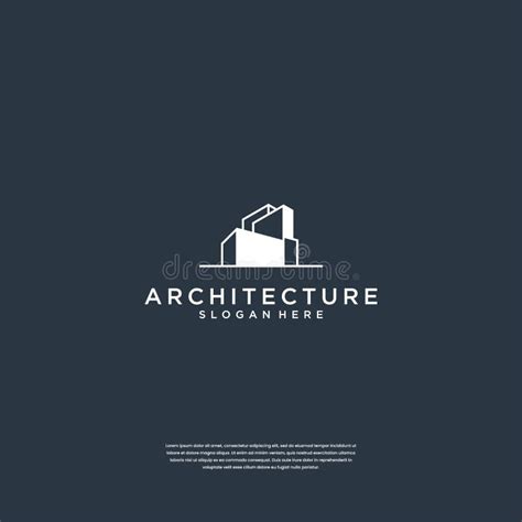 Creative Architecture Logo Design Inspiration Stock Vector