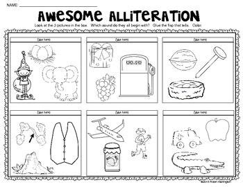 We have tons of engaging and effective learning activities and free printables. "Awesome Alliteration" {From A to Z} "Lift the Flap ...