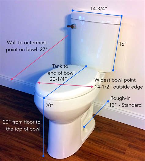 Convenient Height Toilet Tall 20 Inch Bowl With Space Saving