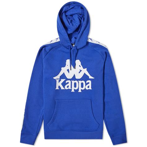 Kappa Hurtado Authentic Hoody Blue Marine And White End