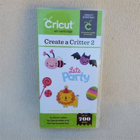 Cricut Create A Critter 2 Art Cartridge Create A Critter Cartridges