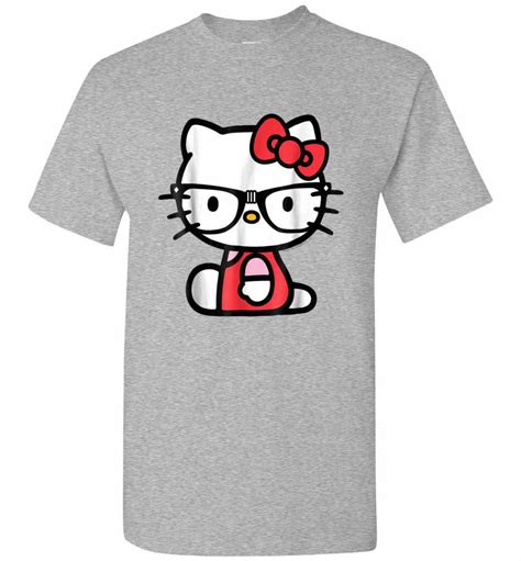 hello kitty nerd glasses men s t shirt inktee store