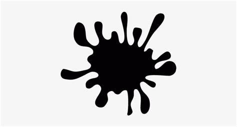 Black Paint Splash Clip Art