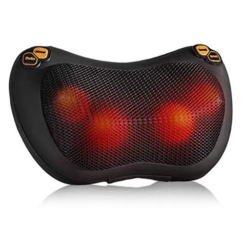 Lelinta Shiatsu Pillow Massager With Heat C Electric Pillow Back And Neck Massager For Stress