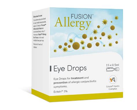Natural Eye Drops Drug And Preservative Free Fusion Allergy