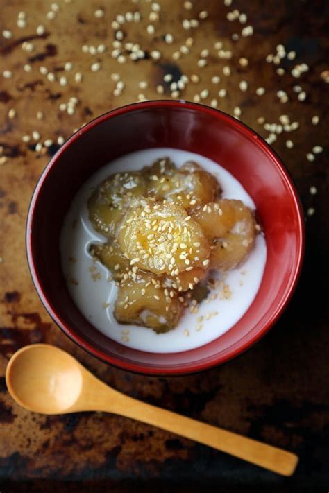 Sweet Bananas With Coconut Milk Pickled Plum Recipe Thai Recipes