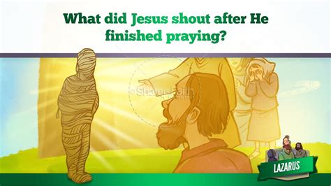 John 11 Lazarus Kids Bible Stories