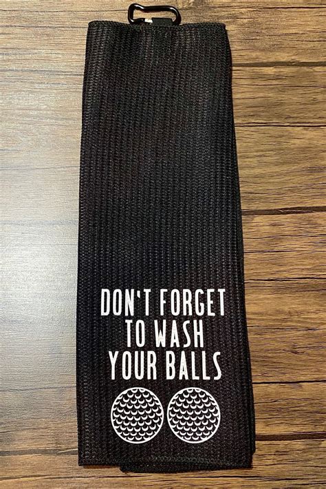 Golf Towel Funny Golf Quote Golf Rag Fathers Day T Etsy