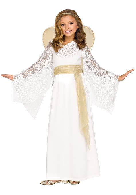 Angelic Maiden Costume For Girls Child Angel Costumes