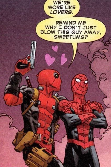 Spideypool Peter Parkerwade Wilson Spider Mandeadpool