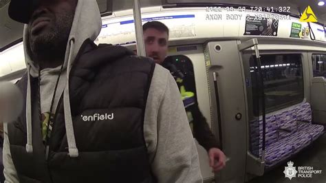 british transport police officers intercept train to catch sexual offender youtube