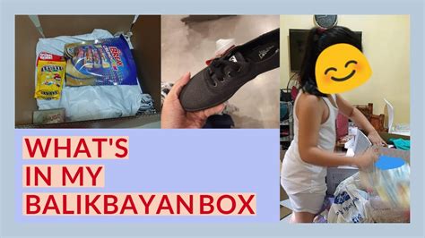 WHAT S IN MY BALIKBAYAN BOX TIPS HAUL LAHAT SALE ITEMS YouTube