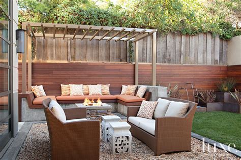 Contemporary Outdoor Sitting Area Luxe Interiors Design