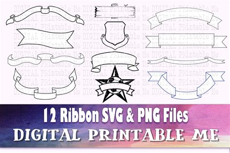 Ribbon Svg  Label Svg Scroll Clipart Cut Files For Cricut Png Banner