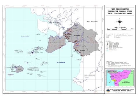 Peta Kota Peta Kabupaten Kayong Utara
