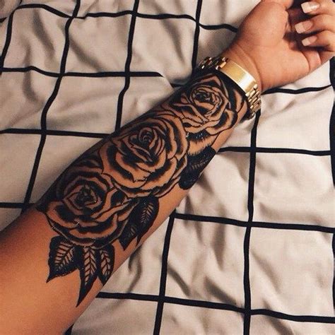30 Awesome Forearm Tattoo Designs For Creative Juice Rose Tattoo On