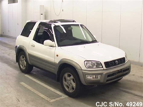 1999 Toyota Rav4 White For Sale Stock No 49249 Japanese Used Cars