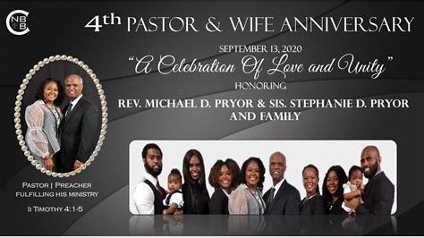 Pastor And Wife 4th Anniversary Tribute 1 Youtube