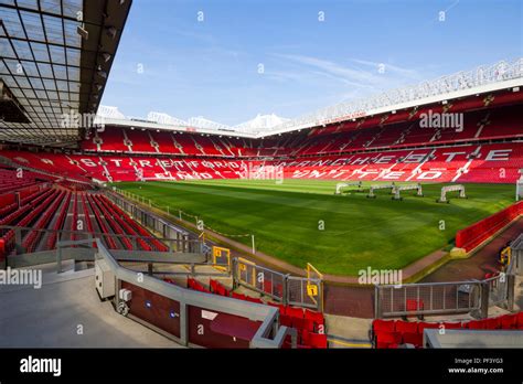 Old Trafford Soccer Stadium Manchester Hi Res Stock Photography And