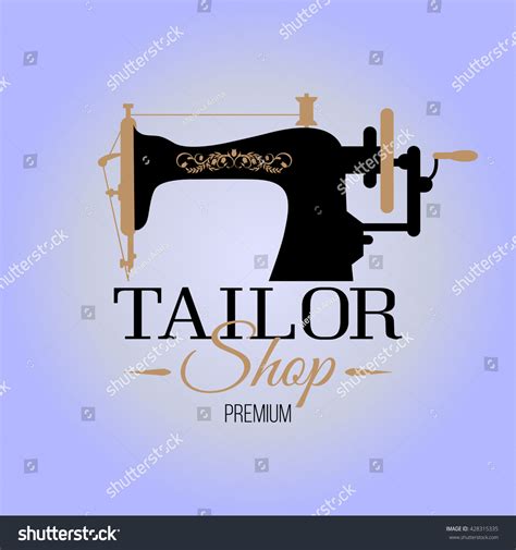 Tailor Shop Banner Tailor Workshop Bannervector Stock Vector Royalty