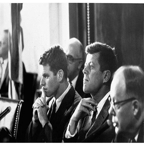 John F Kennedy And Robert Kennedy Mcclellan Hearings Jimmy Hoffa 19578x10 Print Ebay