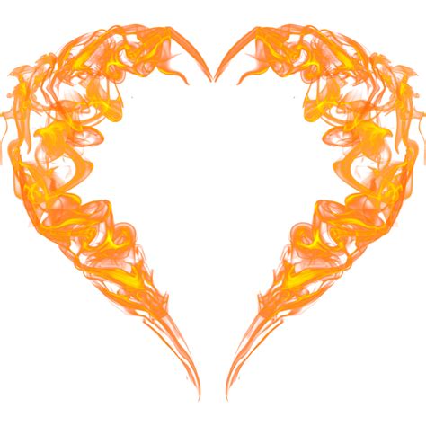 Heart Fire Flame 21103338 Png