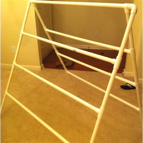 This pvc pipe rack is very easy to put together and can have many uses. Pin on Home