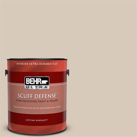 Behr Ultra 1 Gal N230 2 Old Map Extra Durable Flat Interior Paint