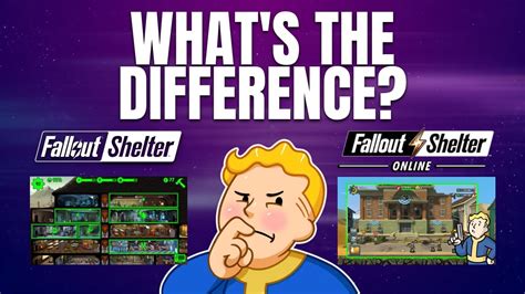 Fallout Shelter Vs Fallout Shelter Online Youtube