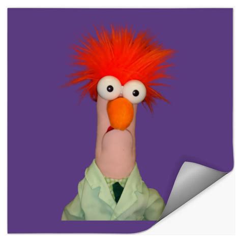Meep Muppet Beaker Stickers Designed And Sold By Zhuang