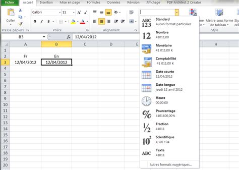 ᐉ Format De Date Anglais Avec Excel Francais Sos Excel