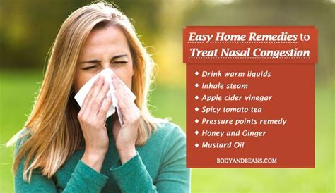 13 Home Remedies To Treat Nasal Congestion Stuffy Nose Quickly With