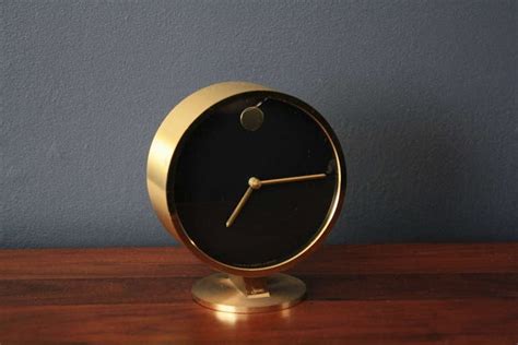A desk that's no wallflower. Vintage Mid-Century George Nelson Desk Clock at 1stdibs